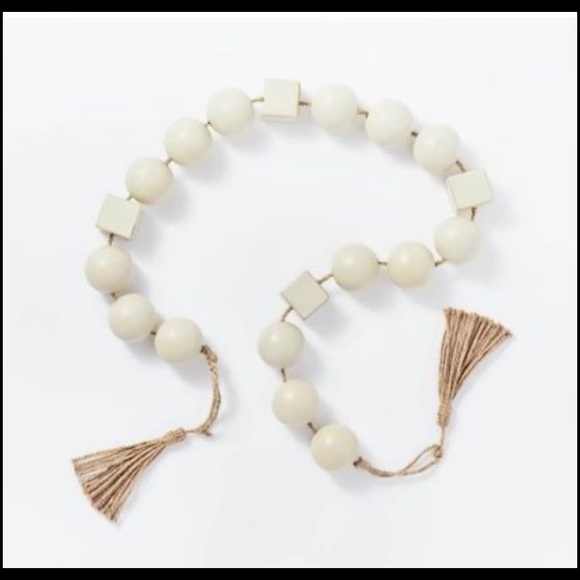 STUDIO MCGEE NEW 61” ceramic bead garland - Picture 2 of 5